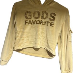 Fashion Nova Kids Gold Sequin Matching Set
